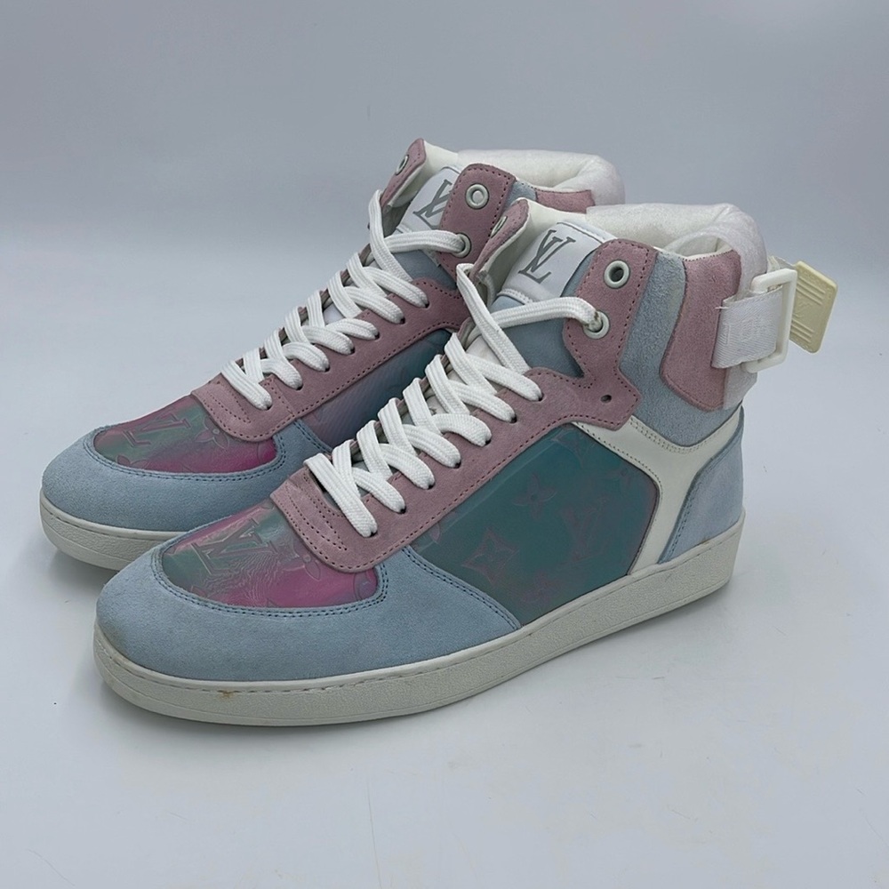 IRIDESCENT RIVOLI SNEAKER BOOT Stylish Multicolor High-Top Sneakers